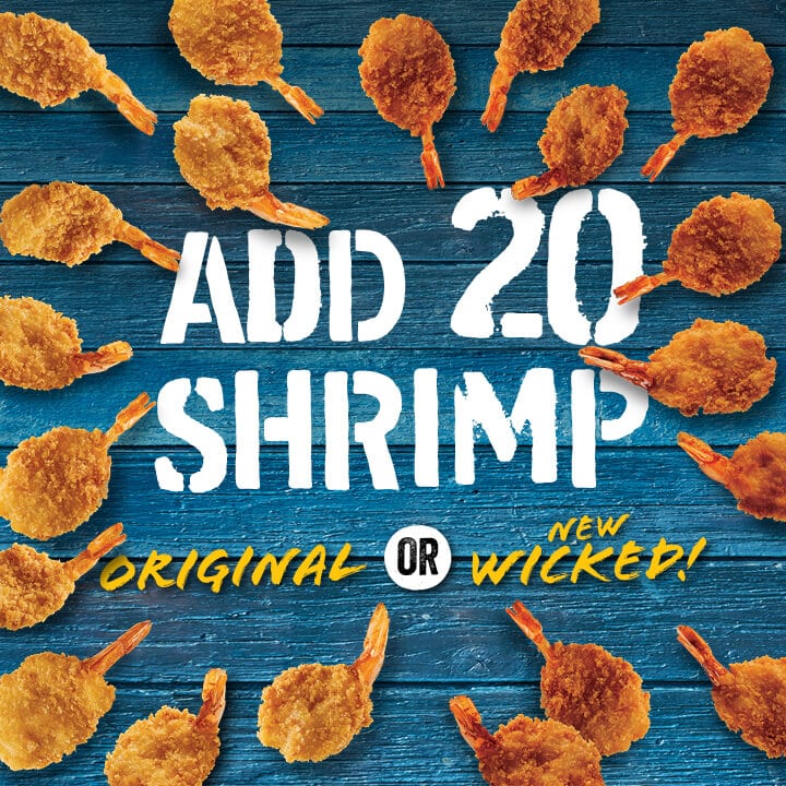 Crispy Butterfly Shrimp – Original or Wicked